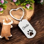 Carry Your Loyal Companion Close – Custom Dog Tag Paw Keychain – A Heartfelt Token for Pet Lovers - Image 7