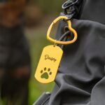 Carry Your Loyal Companion Close – Custom Dog Tag Paw Keychain – A Heartfelt Token for Pet Lovers - Image 8