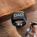 Hold His Promise Close – Engraved Stainless Steel Men's Ring – A Timeless Tribute for Husband, Dad, or Beloved - Image 11