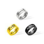 Hold His Promise Close – Engraved Stainless Steel Men's Ring – A Timeless Tribute for Husband, Dad, or Beloved - Image 3