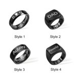 Hold His Promise Close – Engraved Stainless Steel Men's Ring – A Timeless Tribute for Husband, Dad, or Beloved - Image 6