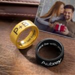Hold His Promise Close – Engraved Stainless Steel Men's Ring – A Timeless Tribute for Husband, Dad, or Beloved - Image 10