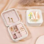 Carry Your Story – Birth Flower Jewelry Travel Case – A Cherished Keepsake for Her Special Moments - Image 3