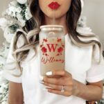 Celebrate Life’s Bloom – Custom Birth Flower Glass Tumbler with Name – A Cherished Keepsake for Loved Ones - Image 6