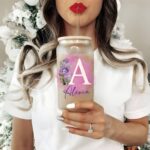 Celebrate Her Story – Custom Birth Flower Glass Tumbler – A Cherished Keepsake for Mom or Her Special Day - Image 6