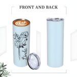 Embrace Every Sip – Custom Birth Flower Travel Tumbler – A Cherished Keepsake for Loved Ones - Image 13