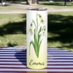 Embrace Every Sip – Custom Birth Flower Tumbler with Name – A Heartfelt Keepsake for Loved Ones - Image 4
