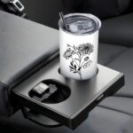 Embrace Your Birth Month's Bloom – Custom Floral Skinny Tumbler – A Cherished Keepsake for Sisters & Friends - Image 9