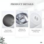 Embrace Every Sip – Custom Birth Flower Stainless Steel Tumbler – A Thoughtful Keepsake for Her Special Moments - Image 16