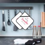 Warmth in Every Stitch – Personalized Kitchen Potholder Set – For the Chef Who Cooks with Heart - Image 3