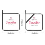 Warmth in Every Stitch – Personalized Kitchen Potholder Set – For the Chef Who Cooks with Heart - Image 4