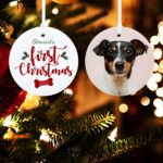 Celebrate Their First Christmas – Custom Ceramic Pet Ornament – For Cherished Moments with Your Furry Friend - Image 3