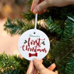 Celebrate Their First Christmas – Custom Ceramic Pet Ornament – For Cherished Moments with Your Furry Friend - Image 4