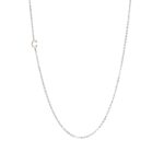 Whispered Initials – Sideways Sterling Silver Necklace – A Timeless Treasure for Her - Image 3