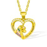 Embrace Magic and Love – Heart Unicorn Necklace – A Cherished Keepsake for Her Special Moments - Image 6
