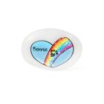 Personalized pet memorial rainbow bridge stone