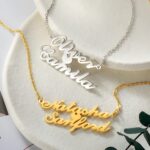 Embrace Your Story – Double Name Necklace in Stainless Steel – A Cherished Keepsake for Loved Ones - Image 2