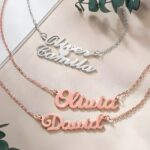 Embrace Your Story – Double Name Necklace in Stainless Steel – A Cherished Keepsake for Loved Ones - Image 4