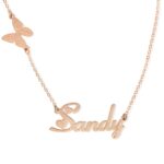 Whisper of Wings – Custom Name Necklace with Butterfly Pendant – A Cherished Keepsake for Her - Image 3