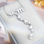 Embrace Motherhood's Heartbeat – Custom Mom Necklace with Baby Footprints – A Cherished Keepsake for New Moms - Image 4