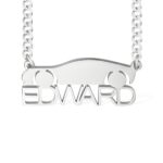 Drive Your Story – Custom Letter & Car Necklace – For the One Who Loves the Open Road - Image 4