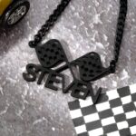 Drive Your Story – Custom Letter & Car Necklace – For the One Who Loves the Open Road - Image 5