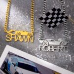 Drive Your Story – Custom Letter & Car Necklace – For the One Who Loves the Open Road - Image 7