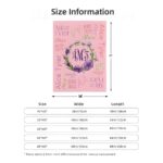 Wrap in Warmth and Wonder – Custom Floral Wreath Flannel Blanket – A Cherished Keepsake for Every Season - Image 10