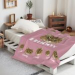 Wrap in Love – Custom Pet Name & Photo Flannel Blanket – A Cherished Keepsake for Pet Lovers - Image 4