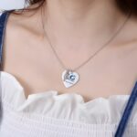 Hold Their Spirit Close – Heart-Shaped Pet Memorial Necklace with Birthstone and Paw Print – For Cherishing Beloved Companions - Image 4