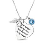 Heart-shaped pet memorial necklace honoring beloved companions