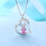 Forever Paw Prints Close to Heart – Birthstone Memorial Necklace for Cherished Pets - Image 3