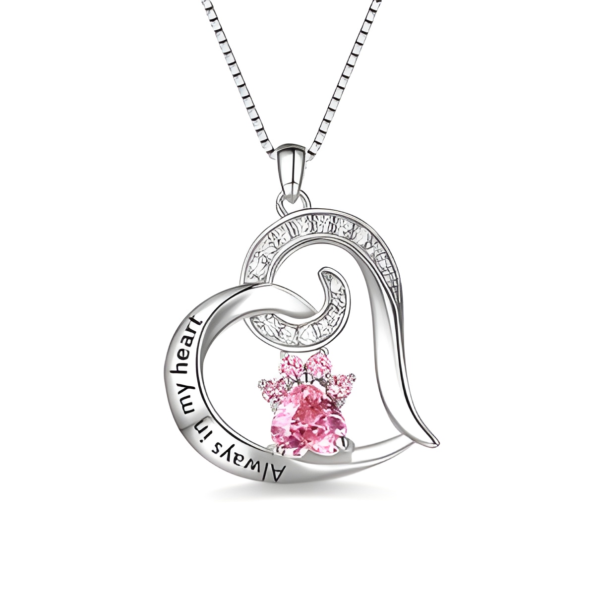 PJ02_featured birthstone memorial necklace for pets – Birthstone memorial necklace for cherished pets