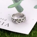 Carry Your Pet's Love – Sterling Silver Collar Ring with Pawprint – For Cherished Animal Friends - Image 3