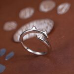 Embrace Your Feline Bond – Custom Cat Wrap-Around Ring with Ears – For Cat Lovers Near and Far - Image 5
