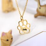 Carry Their Pawprint Close – Heartfelt Pet Name Necklace – For Cherished Pet Lovers - Image 2