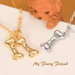 Carry Your Pet's Love Close – Custom Dog Bone Necklace for Cherished Pet Lovers - Image 4