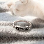 Carry Their Memory Close – Sterling Silver Pet Name Stackable Ring – For Cherished Companions - Image 2