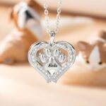 Carry Their Spirit Close – Angel Wings Pet Paw Necklace – For Cherished Pet Lovers - Image 5