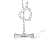 Carry Your Pet's Love Close – Heart & Bone Necklace for Cherished Dog Lovers - Image 3