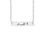 Custom pet ear name necklace for pet lovers