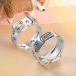 Carry Their Love Forever – Custom Pet Memory Ring with Rainbow Paw Print – For Cherished Pet Lovers - Image 4