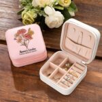 Embrace Timeless Elegance – Custom Birth Flower Jewelry Box – A Cherished Treasure for Mom and Grandmom - Image 5