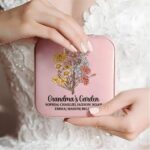 Embrace Timeless Elegance – Custom Birth Flower Jewelry Box – A Cherished Treasure for Mom and Grandmom - Image 7