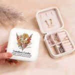 Embrace Timeless Elegance – Custom Birth Flower Jewelry Box – A Cherished Treasure for Mom and Grandmom - Image 8