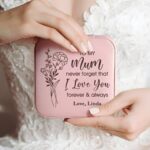 Carry Her Story – Birth Flower Jewelry Travel Case – A Loving Keepsake for Mom, Grandma, or Wife - Image 5