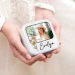 Treasure Her Story – Vintage Birth Flower Jewelry Box with Photo & Name – A Cherished Keepsake for Mom and Bridesmaids - Image 4
