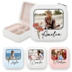 Personalized birth flower jewelry box for treasured memories