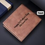 Celebrate Family Strength – Custom Leather Fist Bump Wallet – For Dad, Grandpa, or Husband's Special Day - Image 13