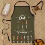 Celebrate His Culinary Passion – Custom BBQ Apron for Dad & Grandpa’s Family Gatherings - Image 3